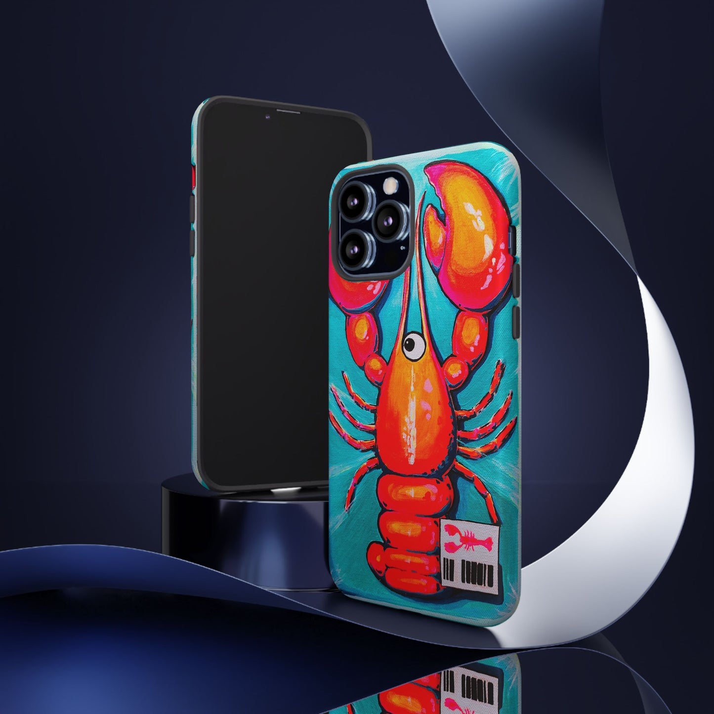 Neon Lobster Tough Phone Case