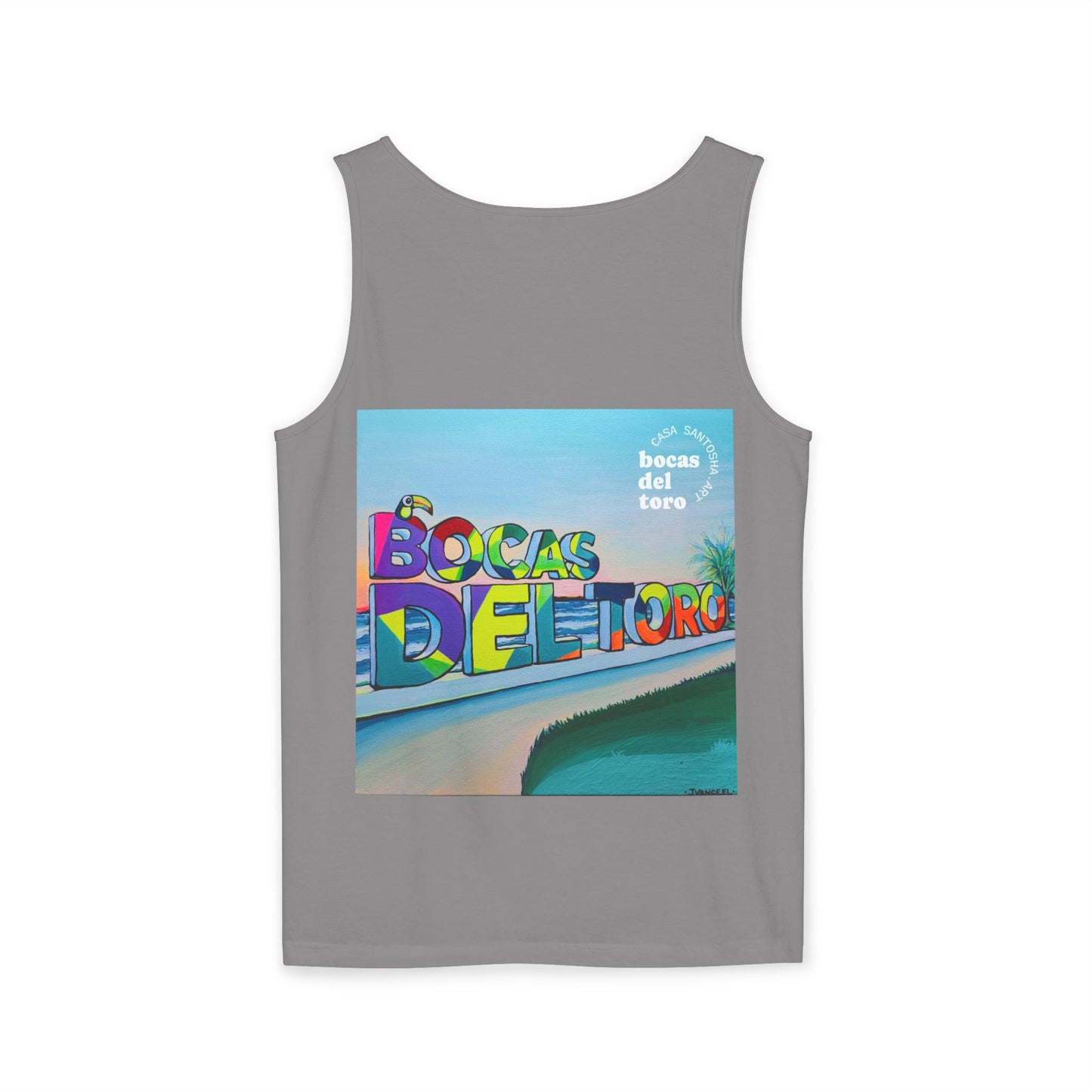 Unisex Bocas Del Toro Sign Tank Top - Perfect for Summer Vibes