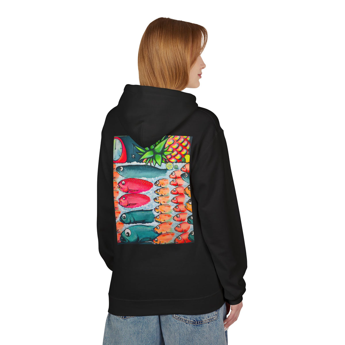 Unisex Neon Cabo Fish Market Soft Hoodie