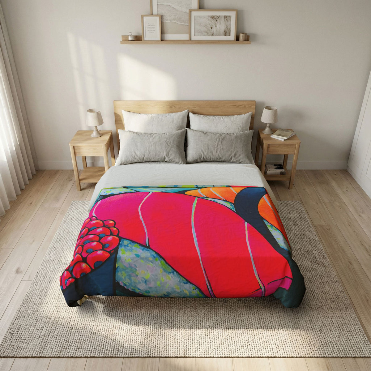 Neon Sushi Duvet Cover
