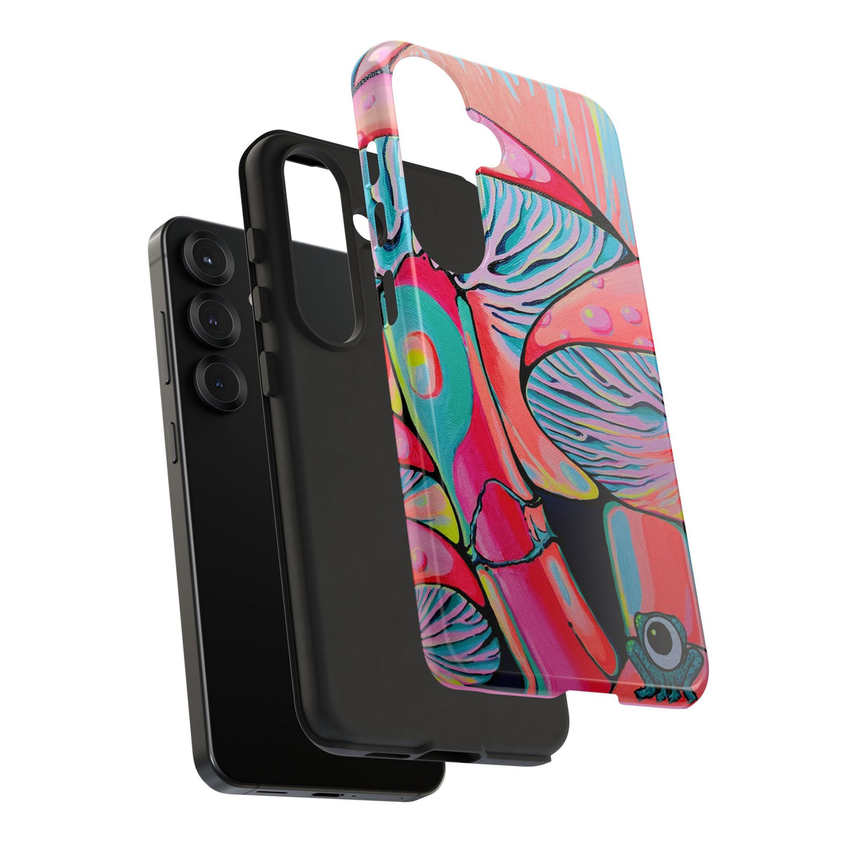 Coque de téléphone résistante Trippy Mushrooms