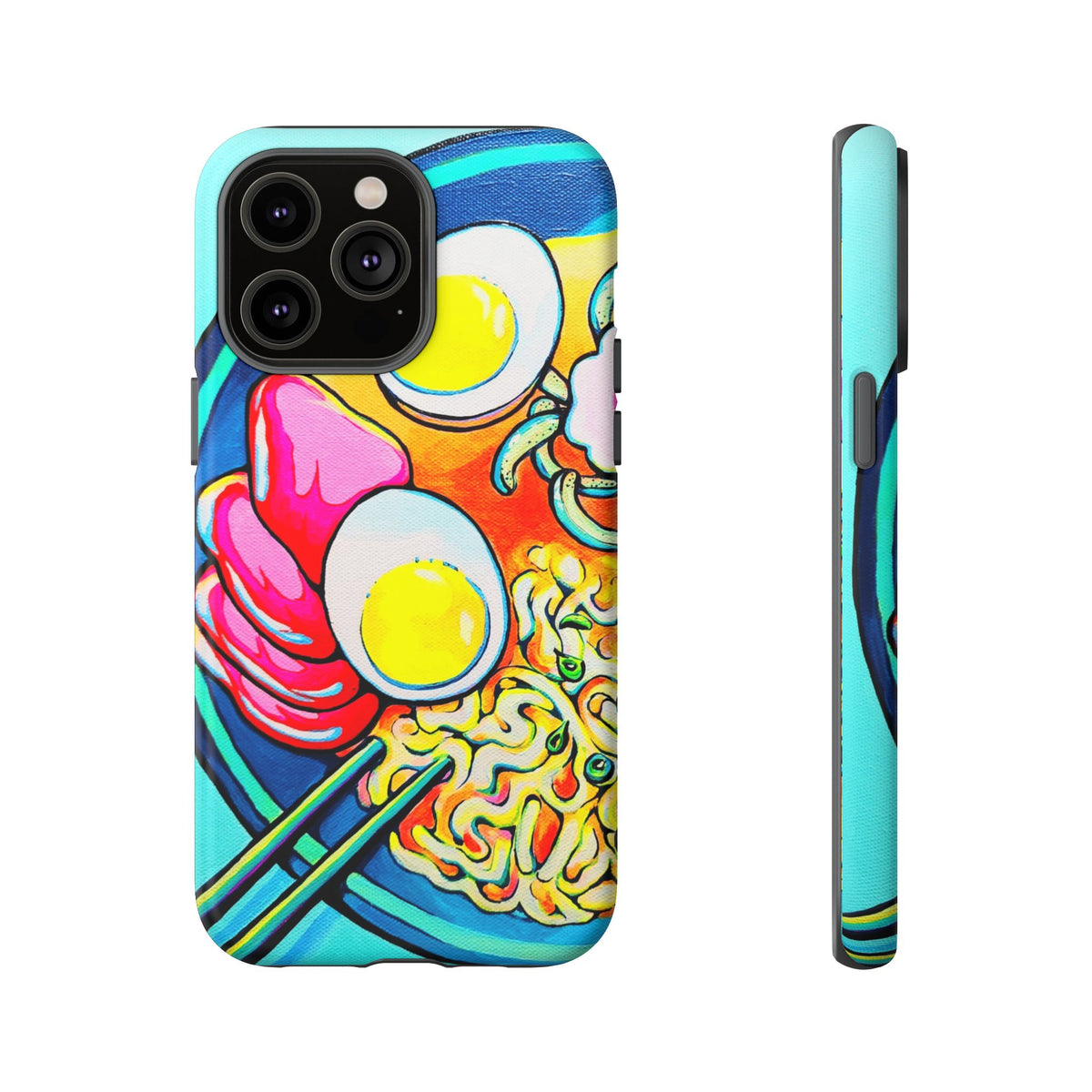 Coque de téléphone résistante Neon Ramen