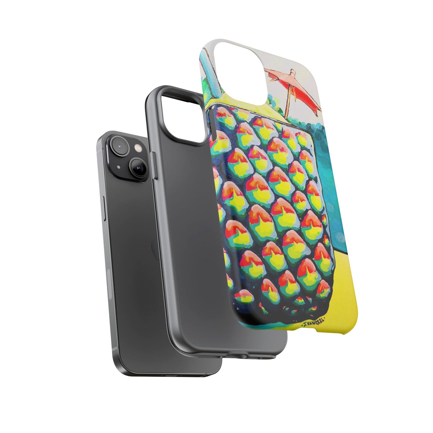 Neon Piña Colada Tough Phone Case