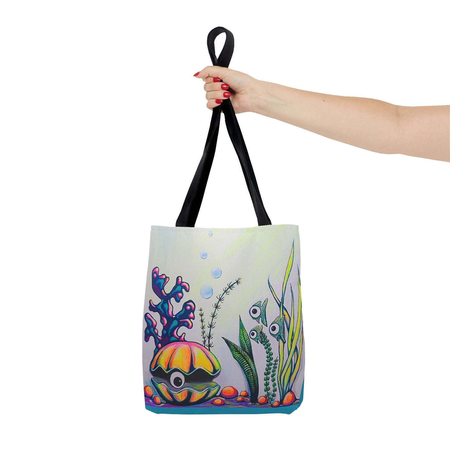 Premium Cyclops Clam Tote Bag, Original Artist Design, Reusable Shopping Tote,  Eco-Friendly