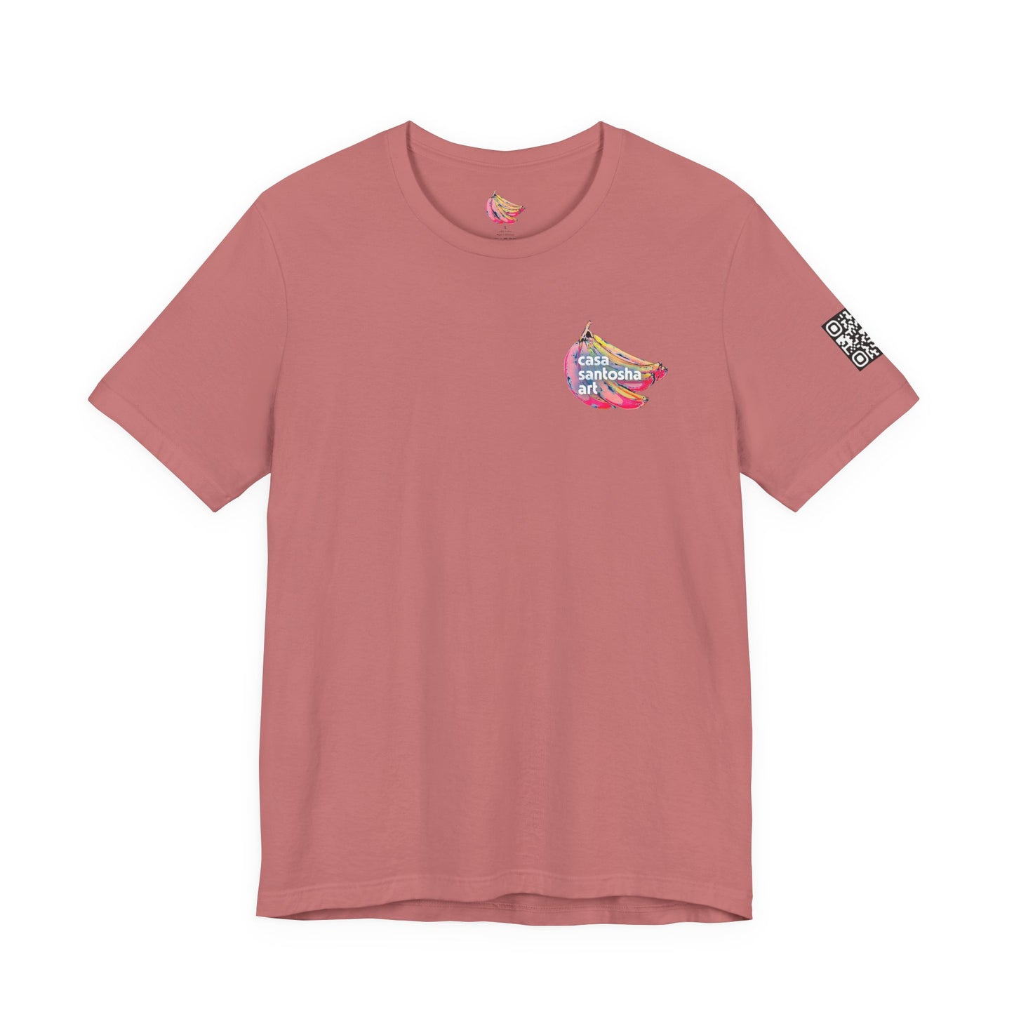 T-shirt unisexe néon à motif poisson frit