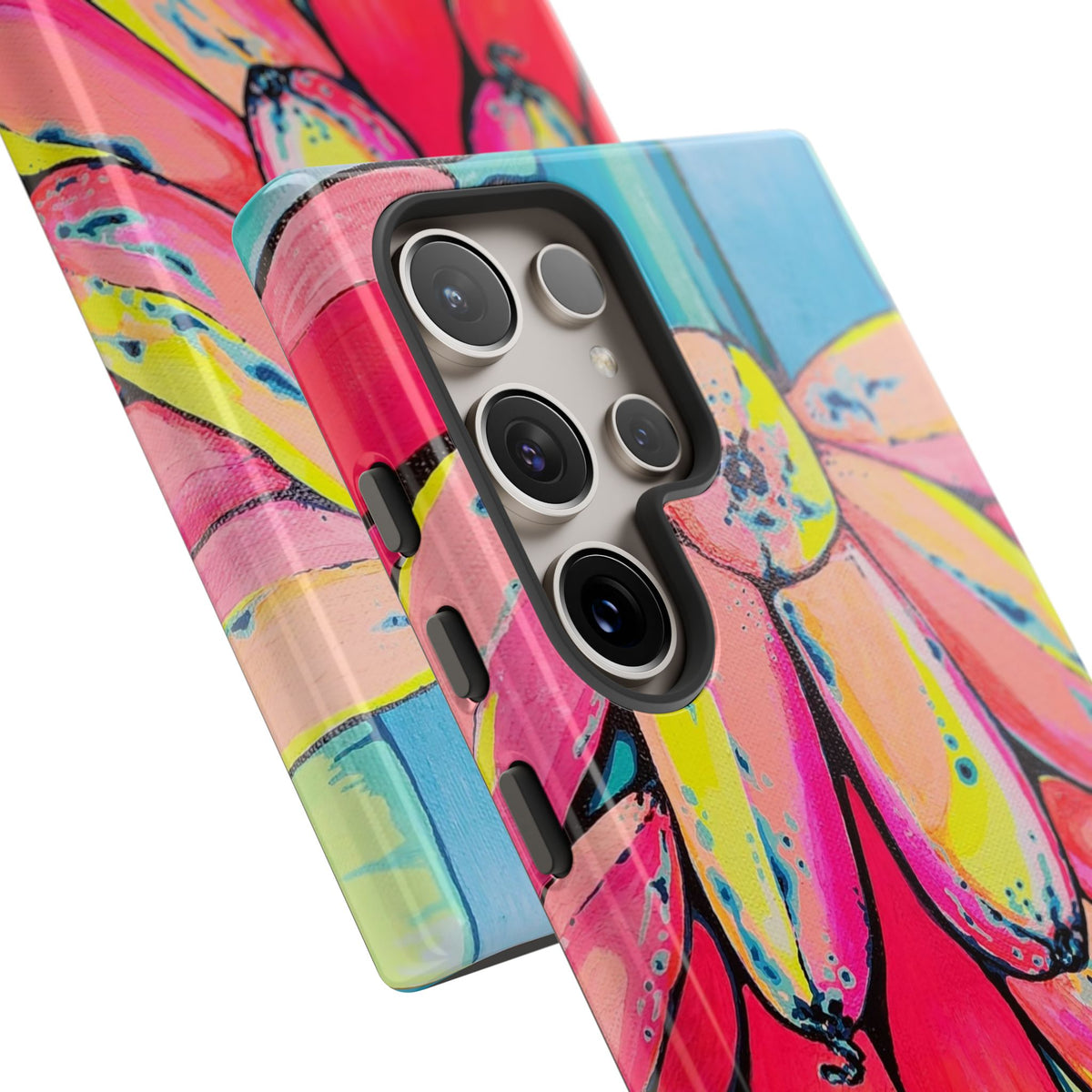 Neon Primitivo Bananas Tough Phone Case