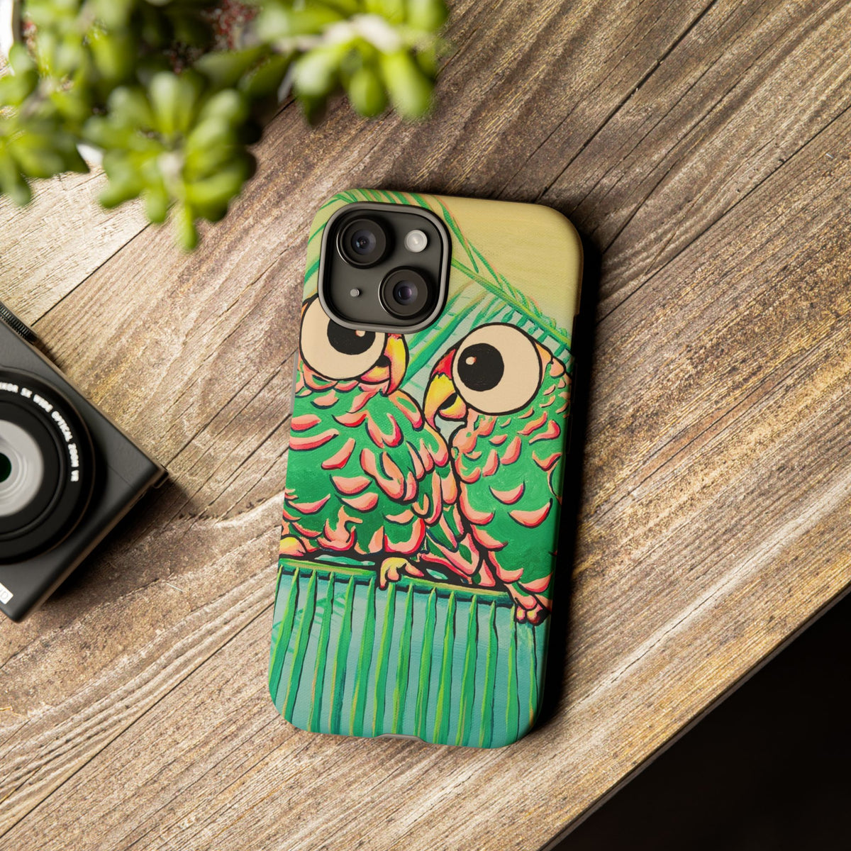 Chatty Cyclops Parrots Tough Phone Case