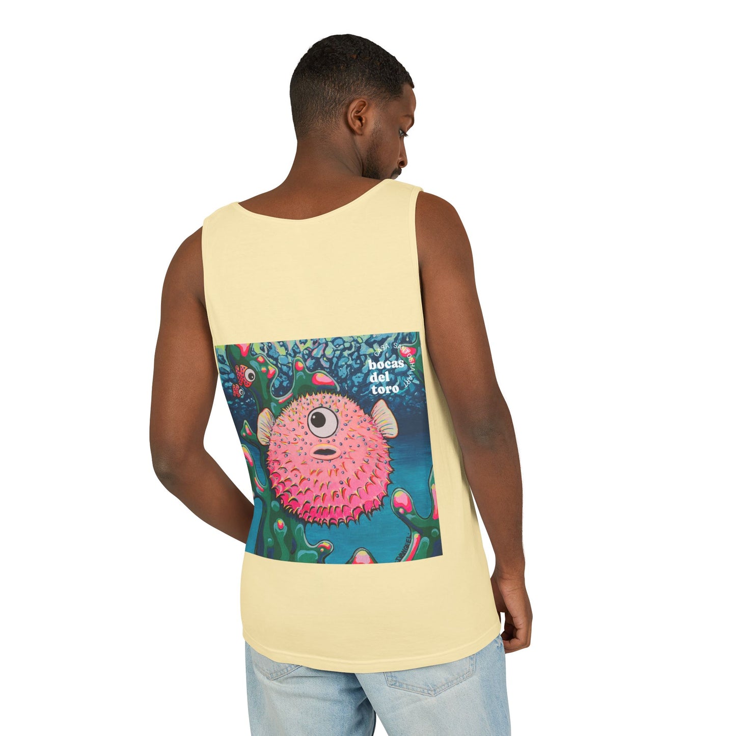 Unisex Cyclops Pufferfish Tank Top - Perfect for Summer Vibes