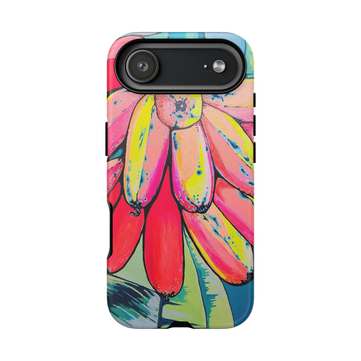 Neon Primitivo Bananas Tough Phone Case
