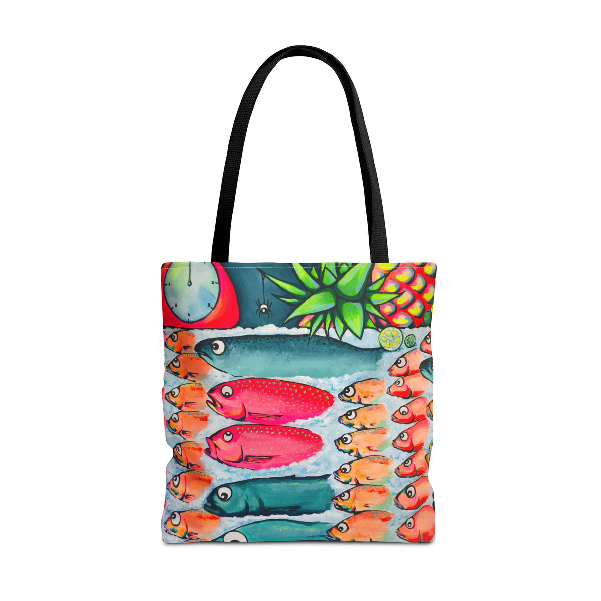 Neon Cabo Fish Market Day Tote
