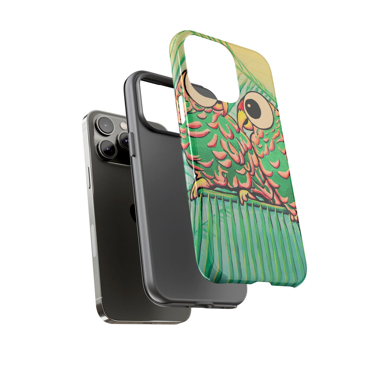 Chatty Cyclops Parrots Tough Phone Case