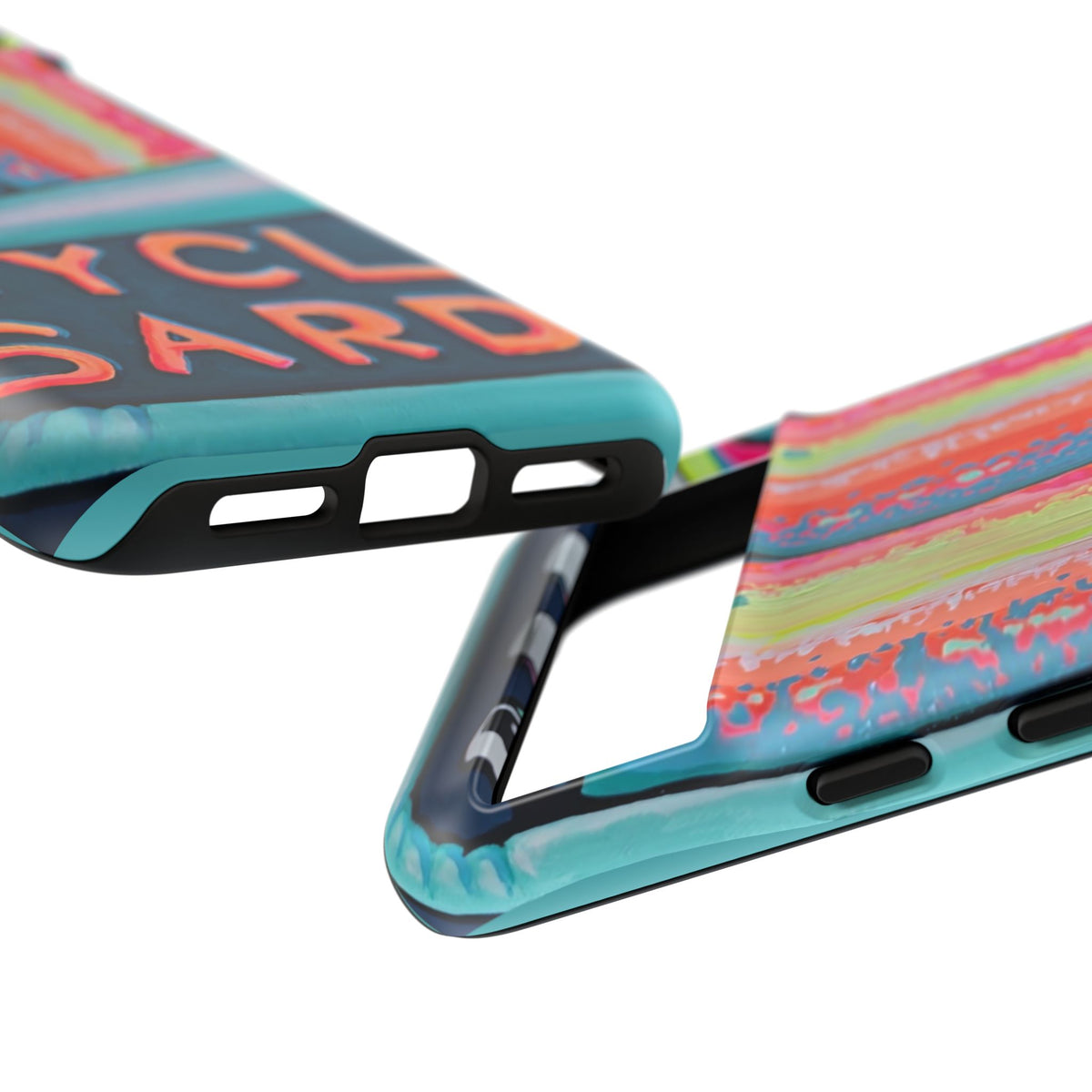 Neon Sardines Tough Phone Case