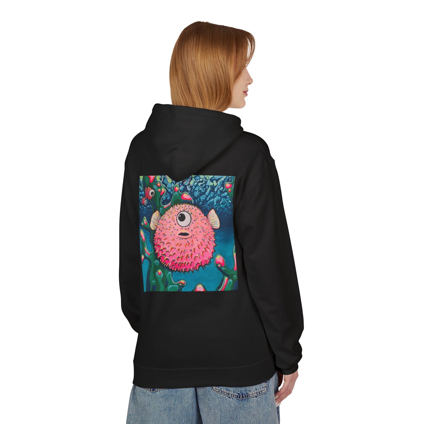 Unisex Cyclops Pufferfish Soft Hoodie