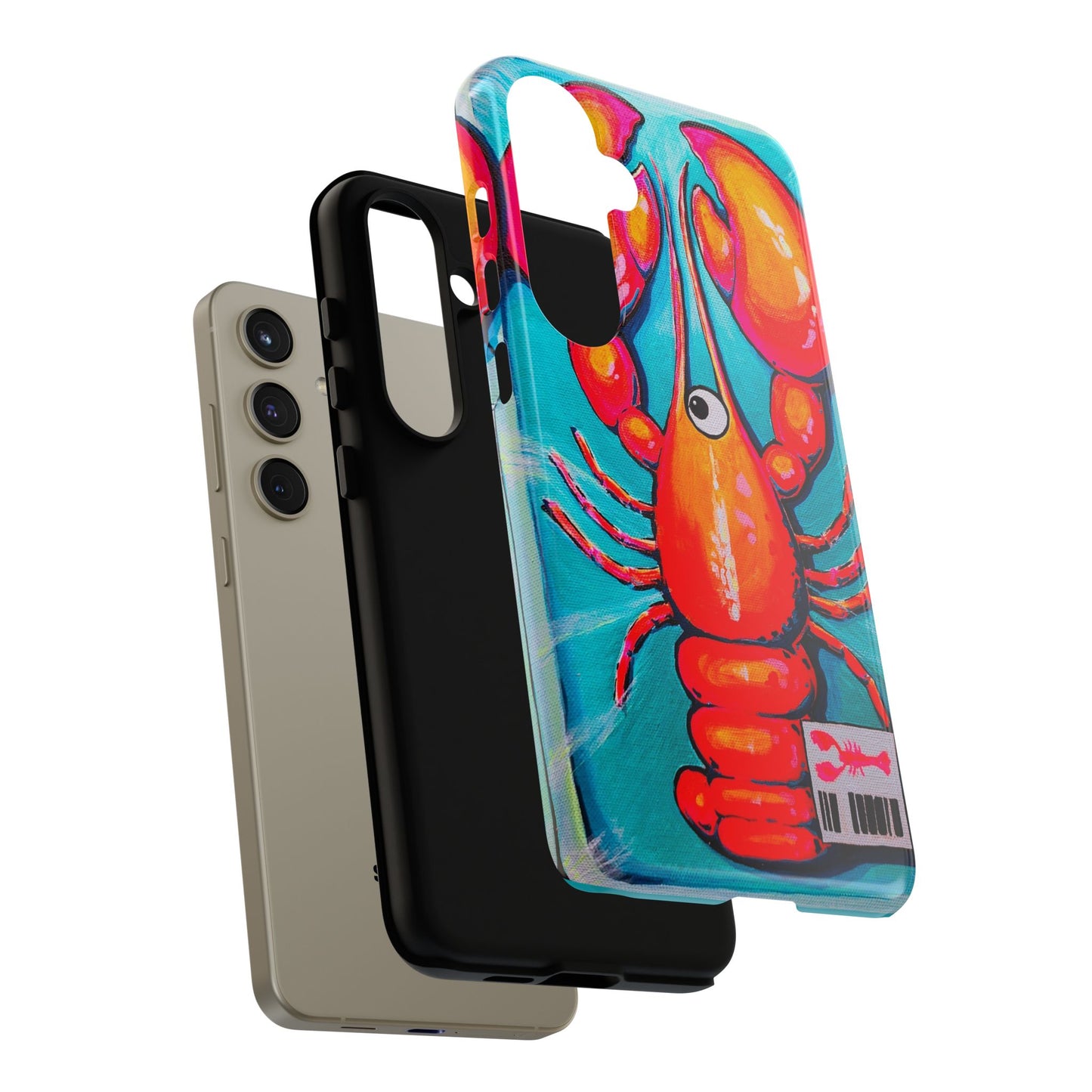 Neon Lobster Tough Phone Case
