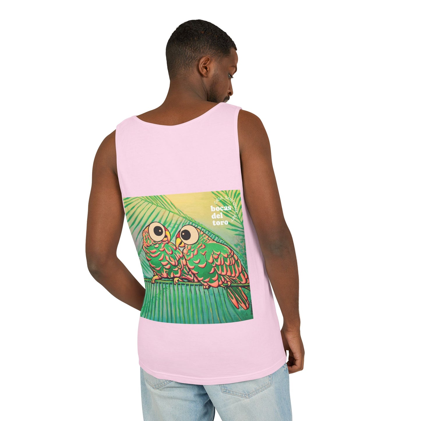 Unisex Chatty Cyclops Parrots Tank Top - Perfect for Summer Vibes