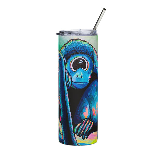 Cyclops Monkey Stainless Steel Tumbler, 20oz | Fun Travel Mug, Eco-Friendly
