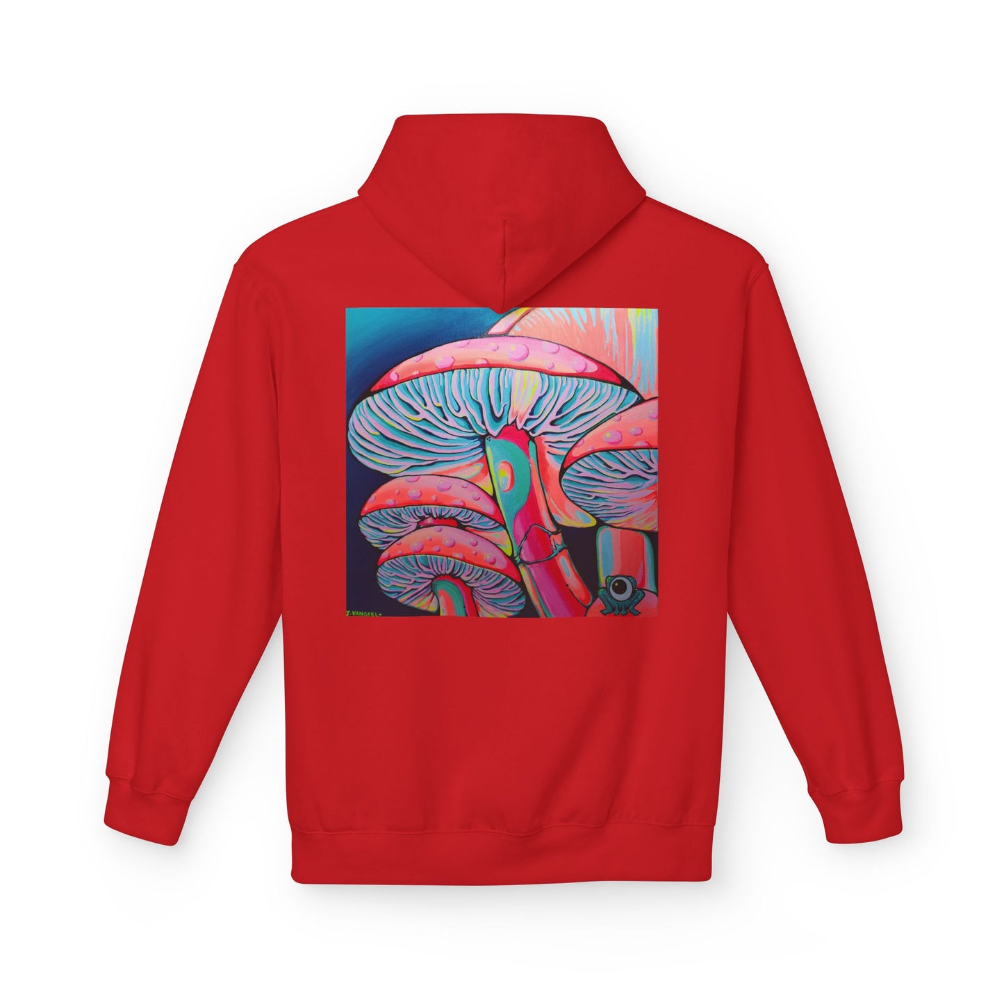 Unisex Trippy Mushrooms Soft Hoodie