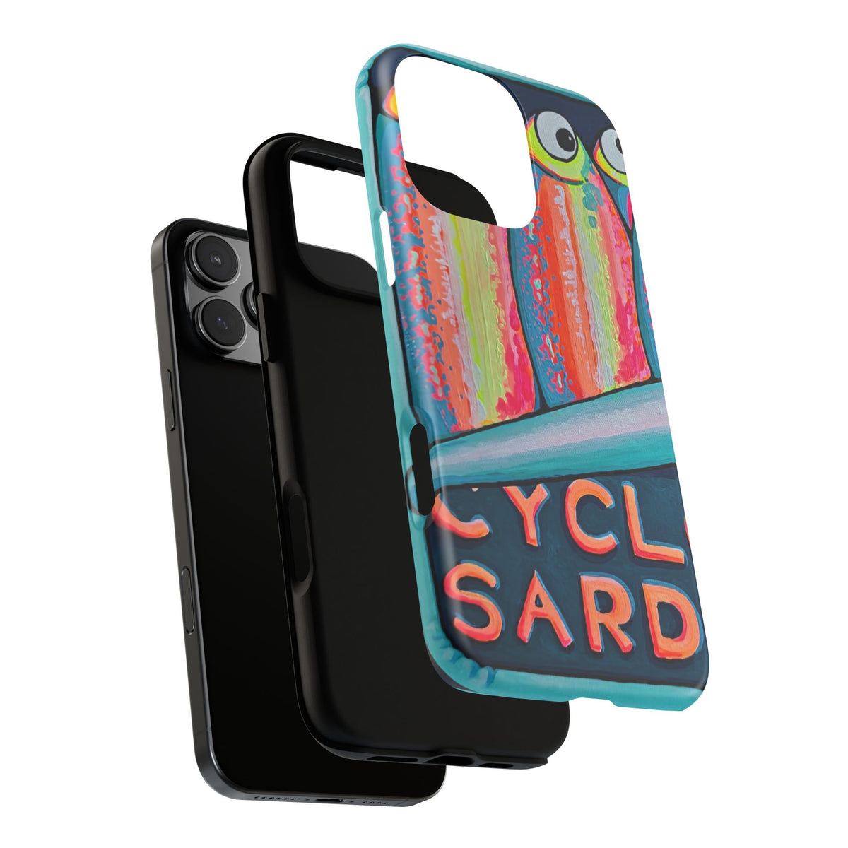 Neon Sardines Tough Phone Case