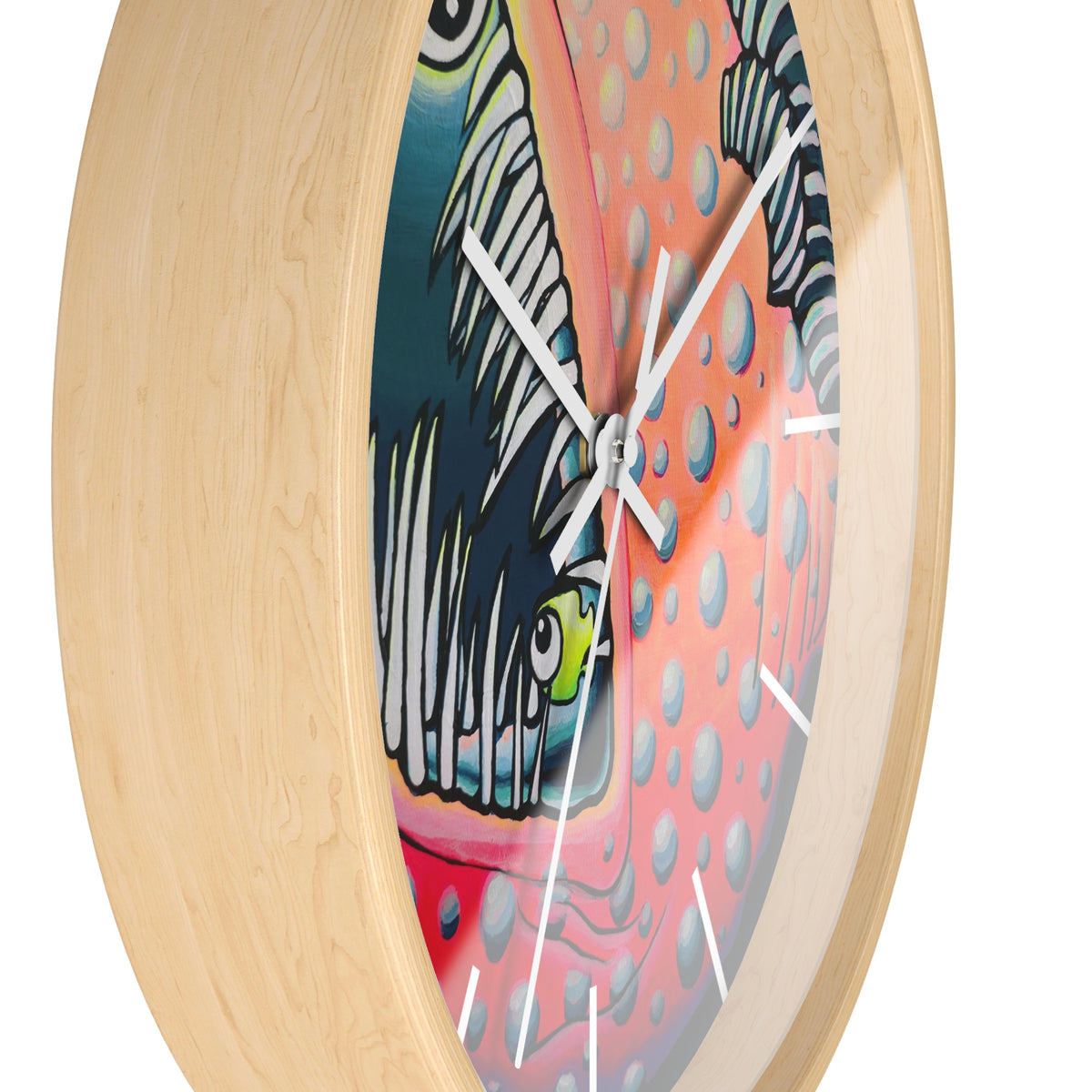 Cyclops Anglerfish Pop Art Wall Clock