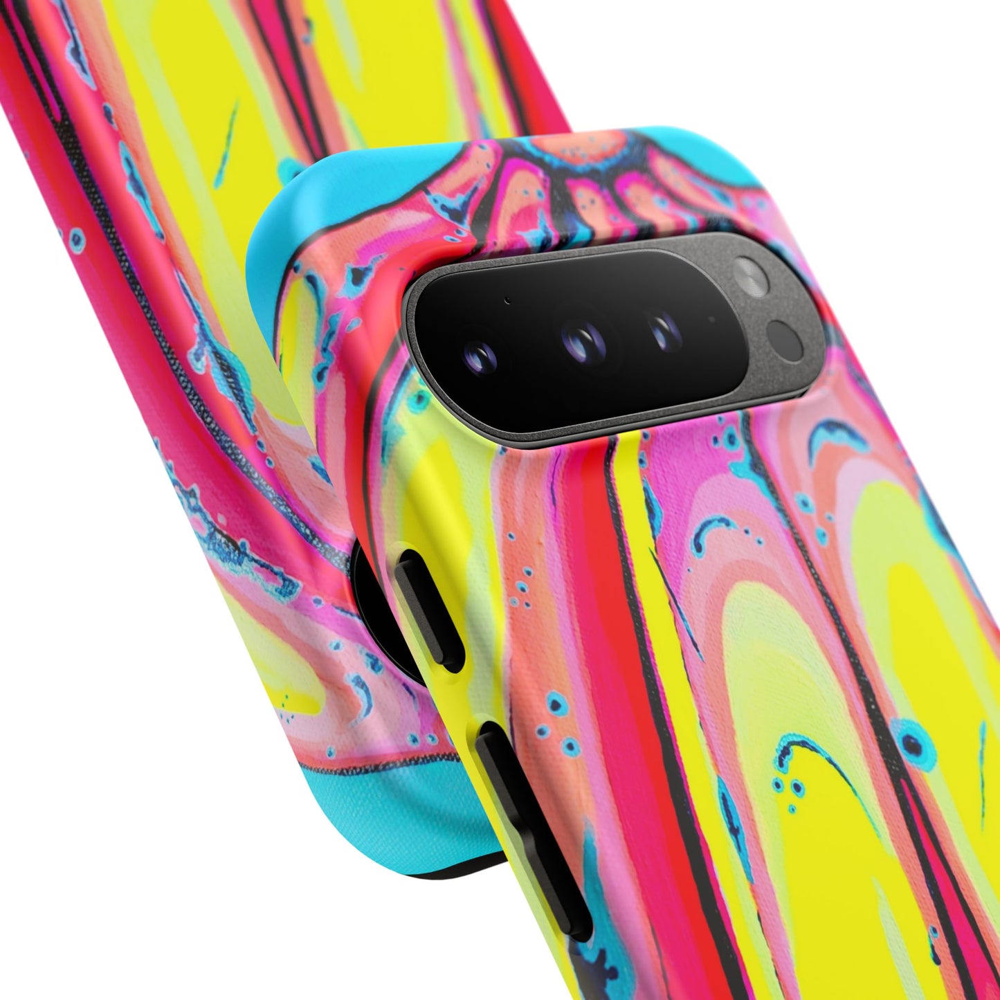 Neon Fat Bananas Tough Phone Case