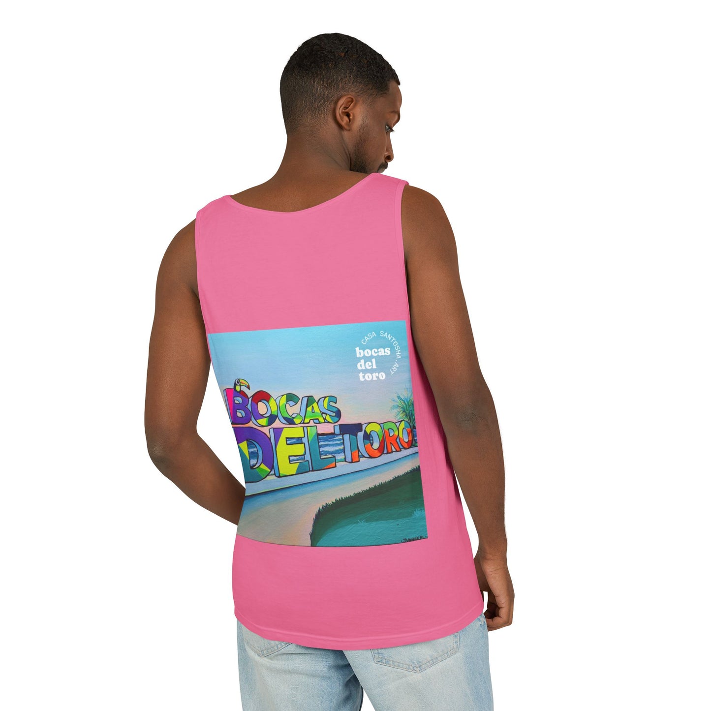 Unisex Bocas Del Toro Sign Tank Top - Perfect for Summer Vibes