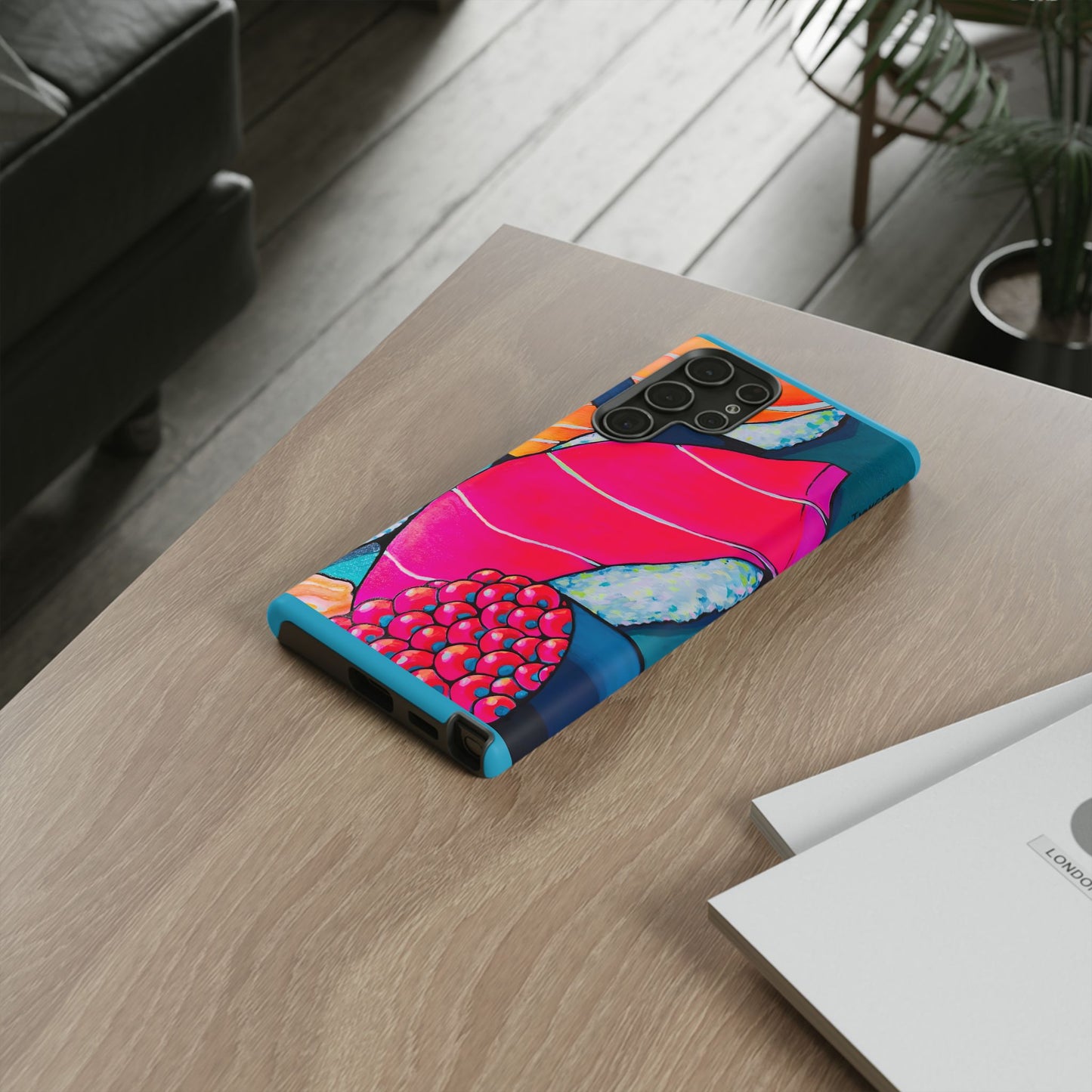 Coque de téléphone résistante Néon Sushi