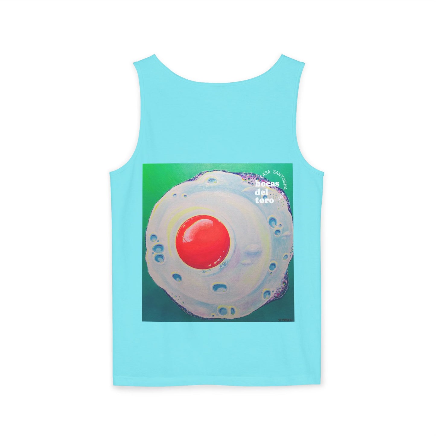 Unisex Neon Fried Egg Tank Top - Perfect for Summer Vibes