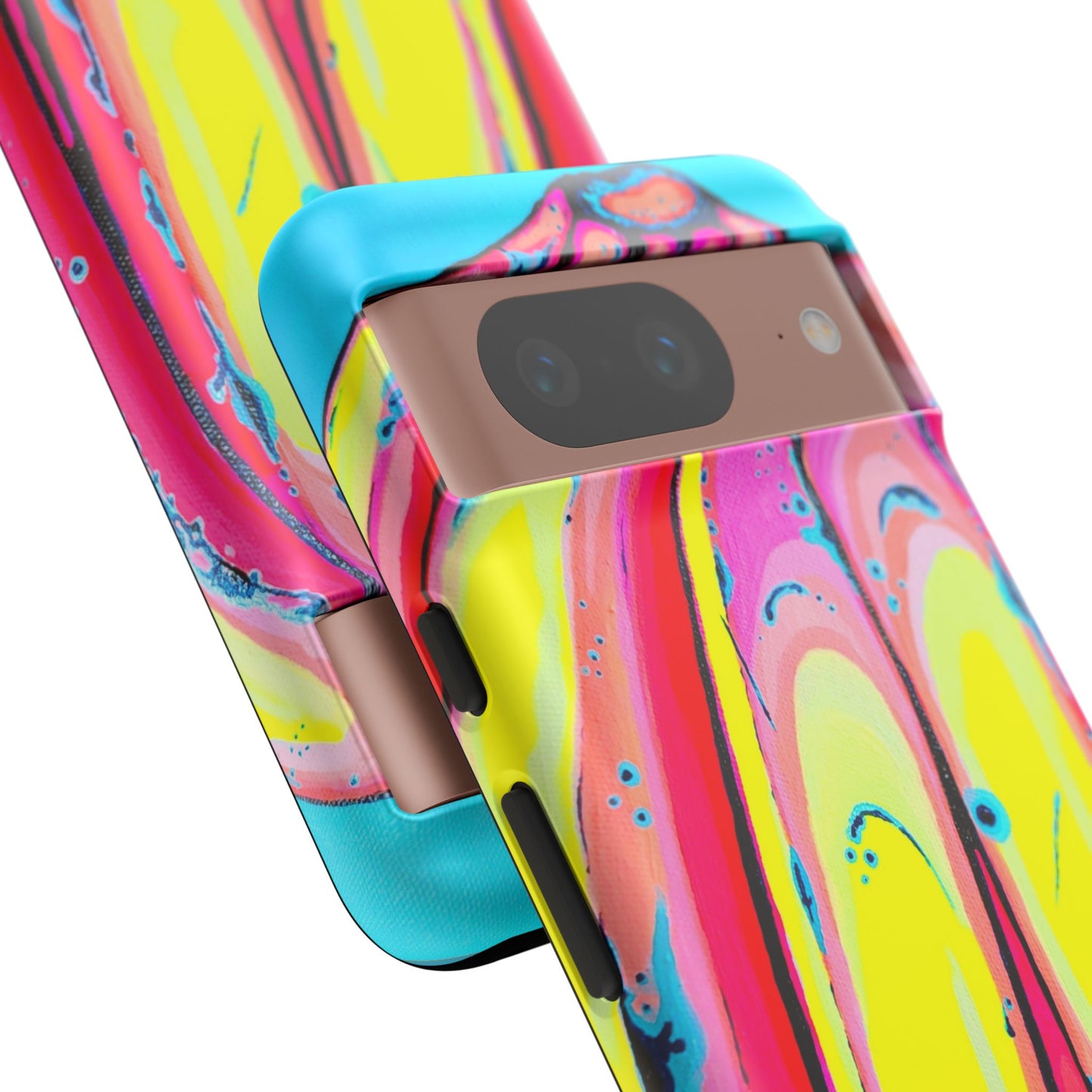 Neon Fat Bananas Tough Phone Case