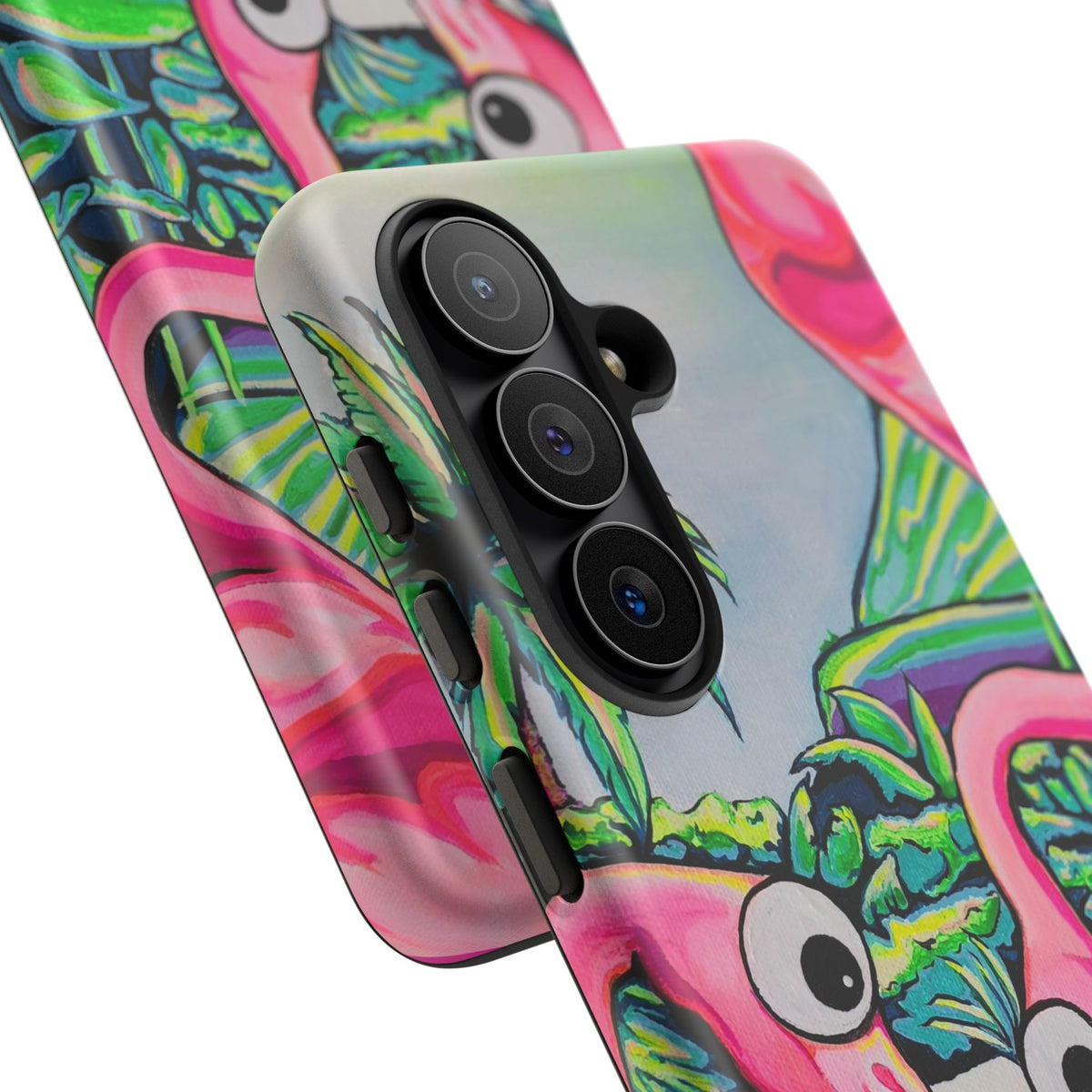 Cyclops Flamingo Family Tough Phone Case
