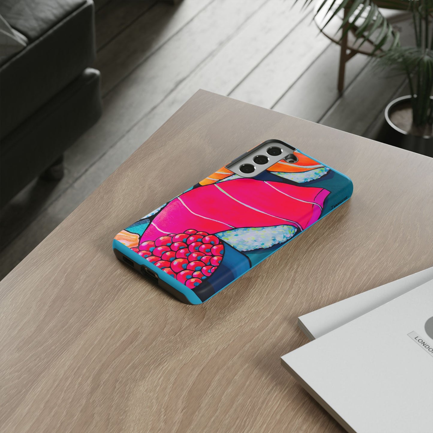 Coque de téléphone résistante Néon Sushi