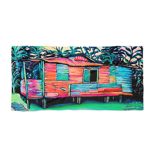 Luis Russell House Bocas Beach Towel for Summer Fun and Vacation Essentials