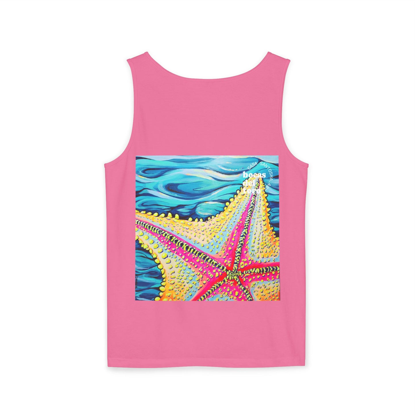 Unisex Starfish Beach Bocas Tank Top - Perfect for Summer Vibes
