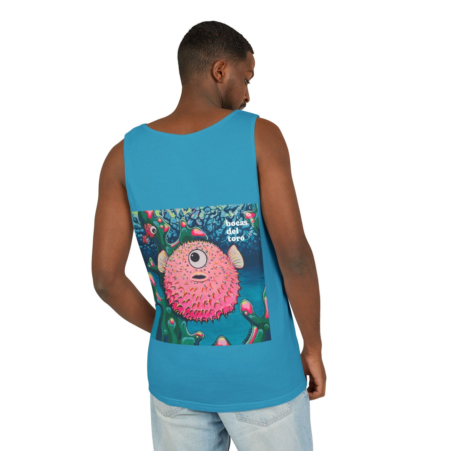 Unisex Cyclops Pufferfish Tank Top - Perfect for Summer Vibes