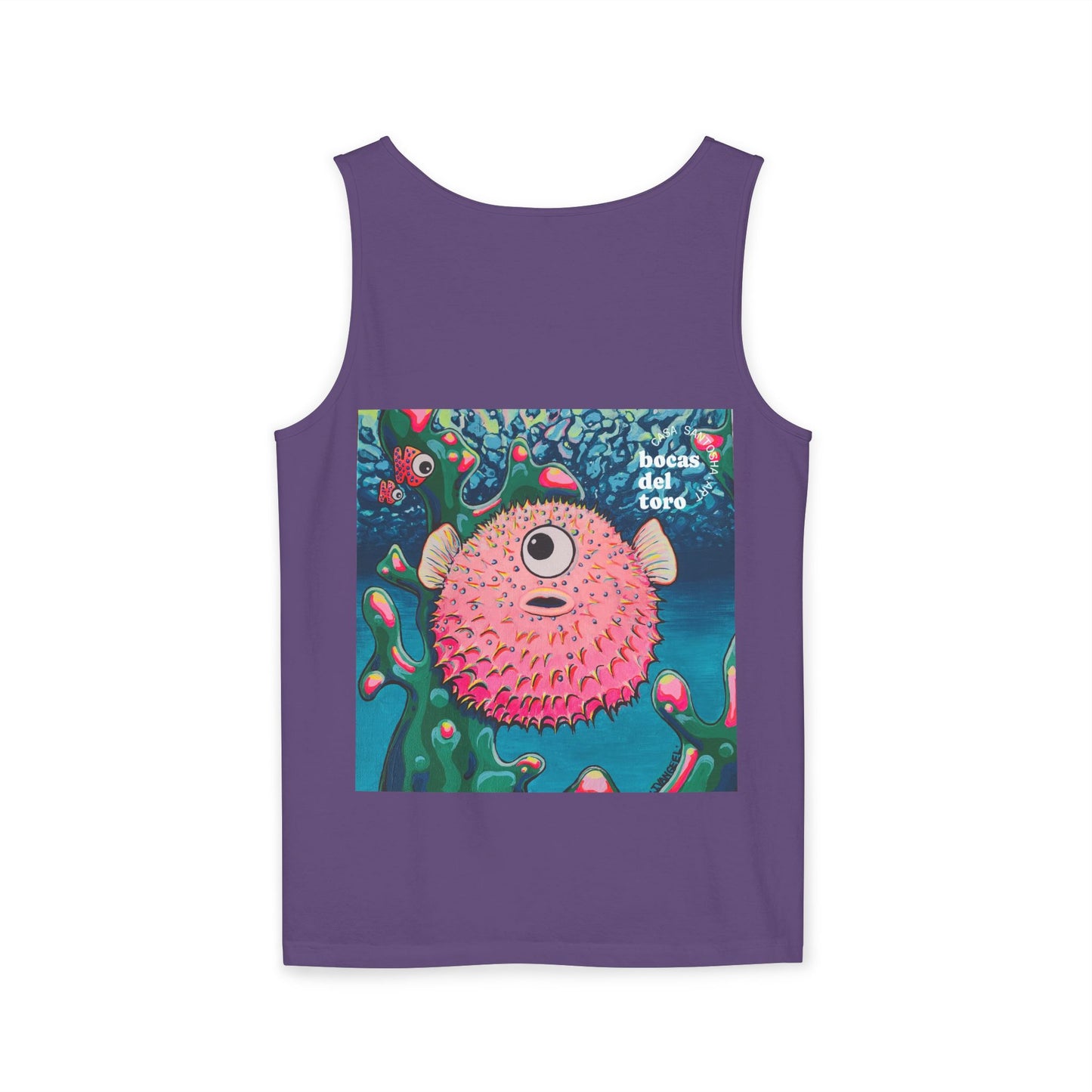 Unisex Cyclops Pufferfish Tank Top - Perfect for Summer Vibes