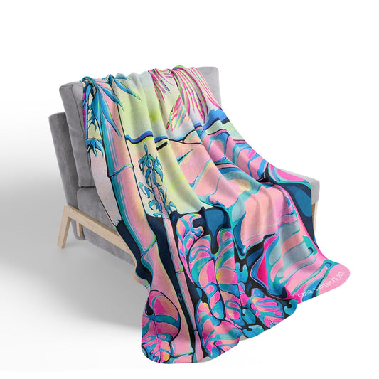 Serenity Bocas Fleece Sherpa Blanket