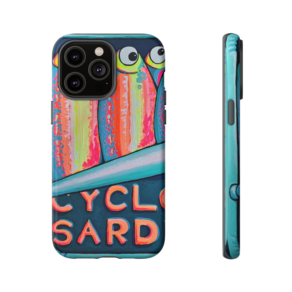Neon Sardines Tough Phone Case
