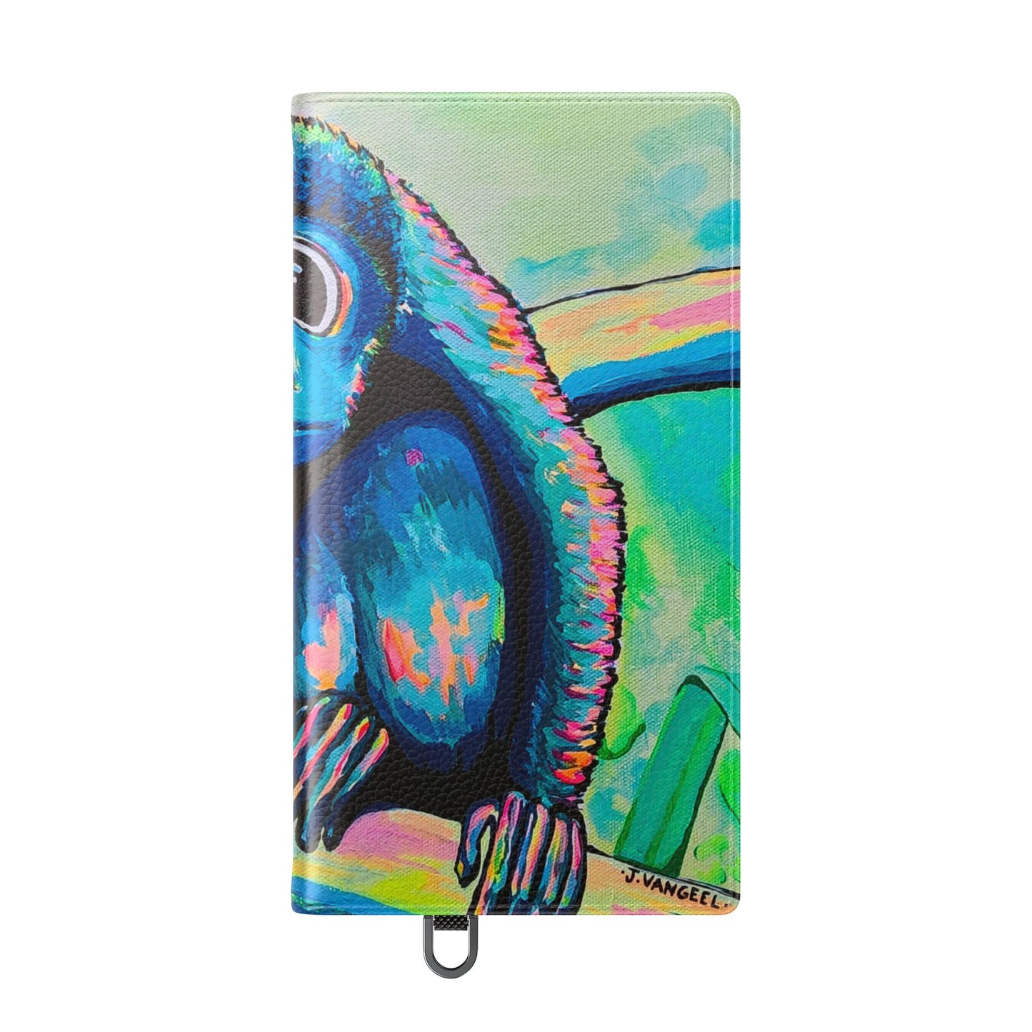 Cyclops Monkey Flip Phone Case – Wallet Cover with Card Slots