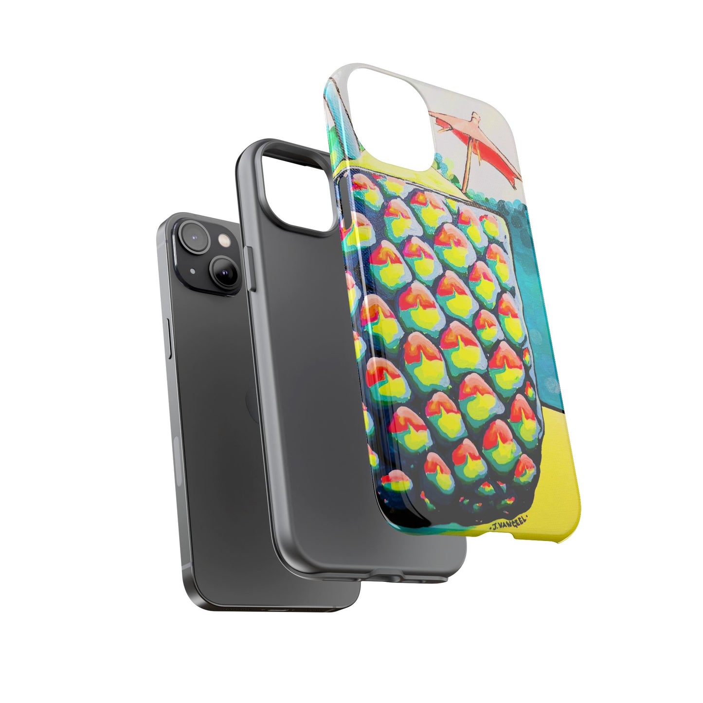 Neon Piña Colada Tough Phone Case