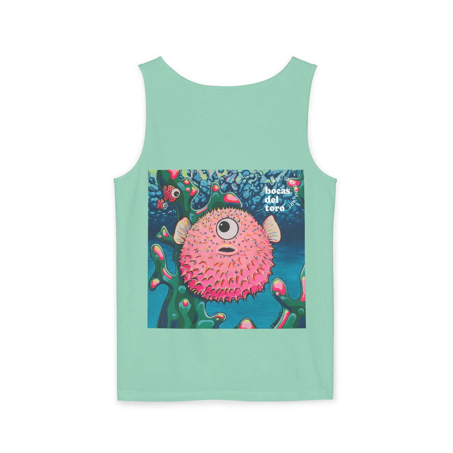 Unisex Cyclops Pufferfish Tank Top - Perfect for Summer Vibes
