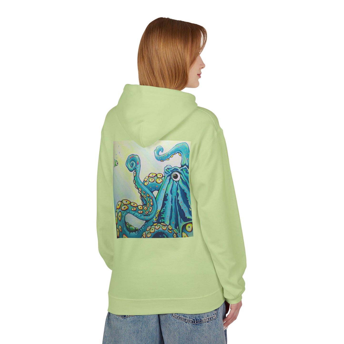 Unisex Cyclops Octopus Soft Hoodie