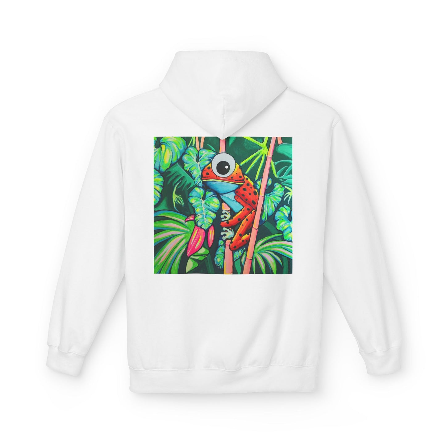 Unisex Cyclops Red Frog Soft Hoodie