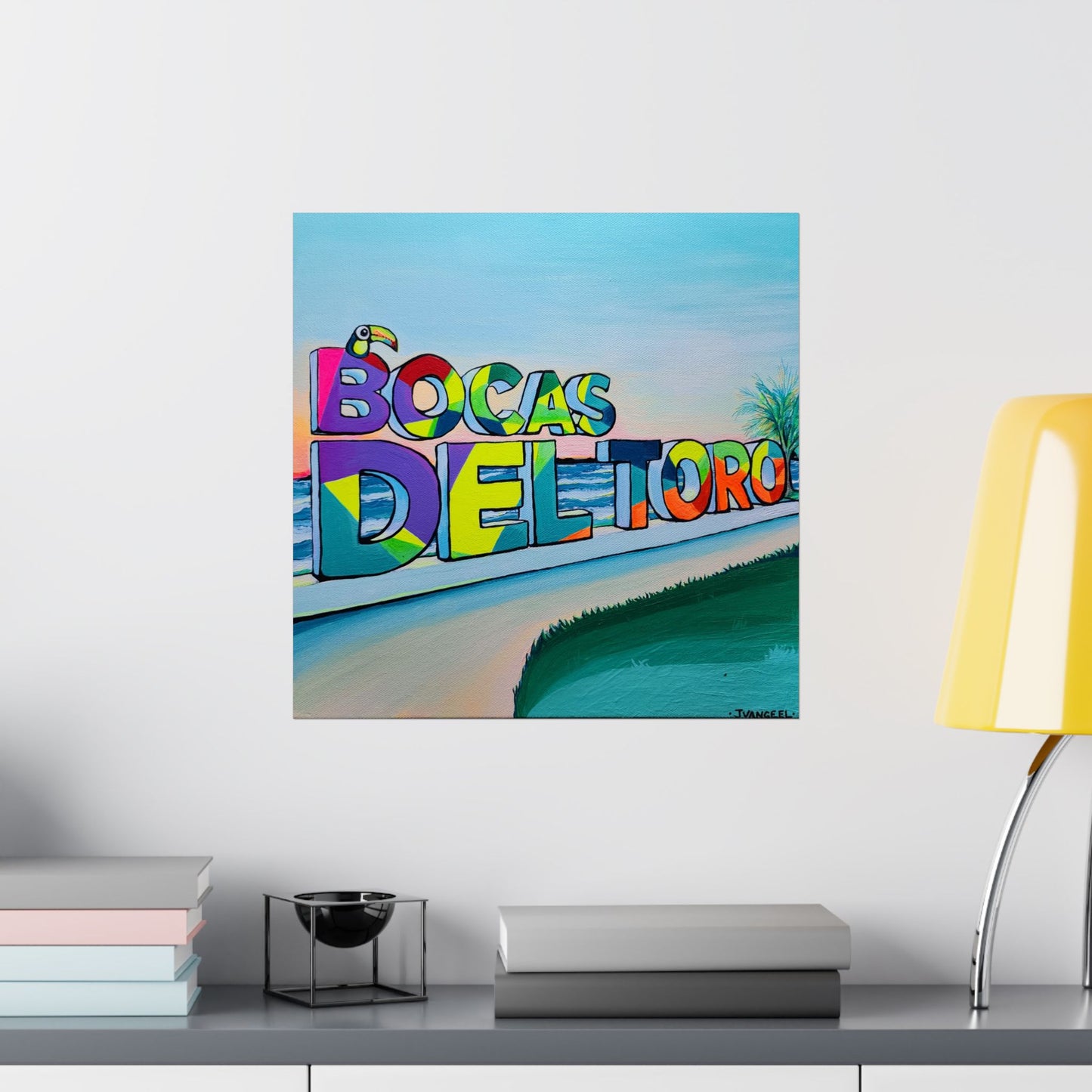 Bocas Del Toro Sign Giclée Art Poster