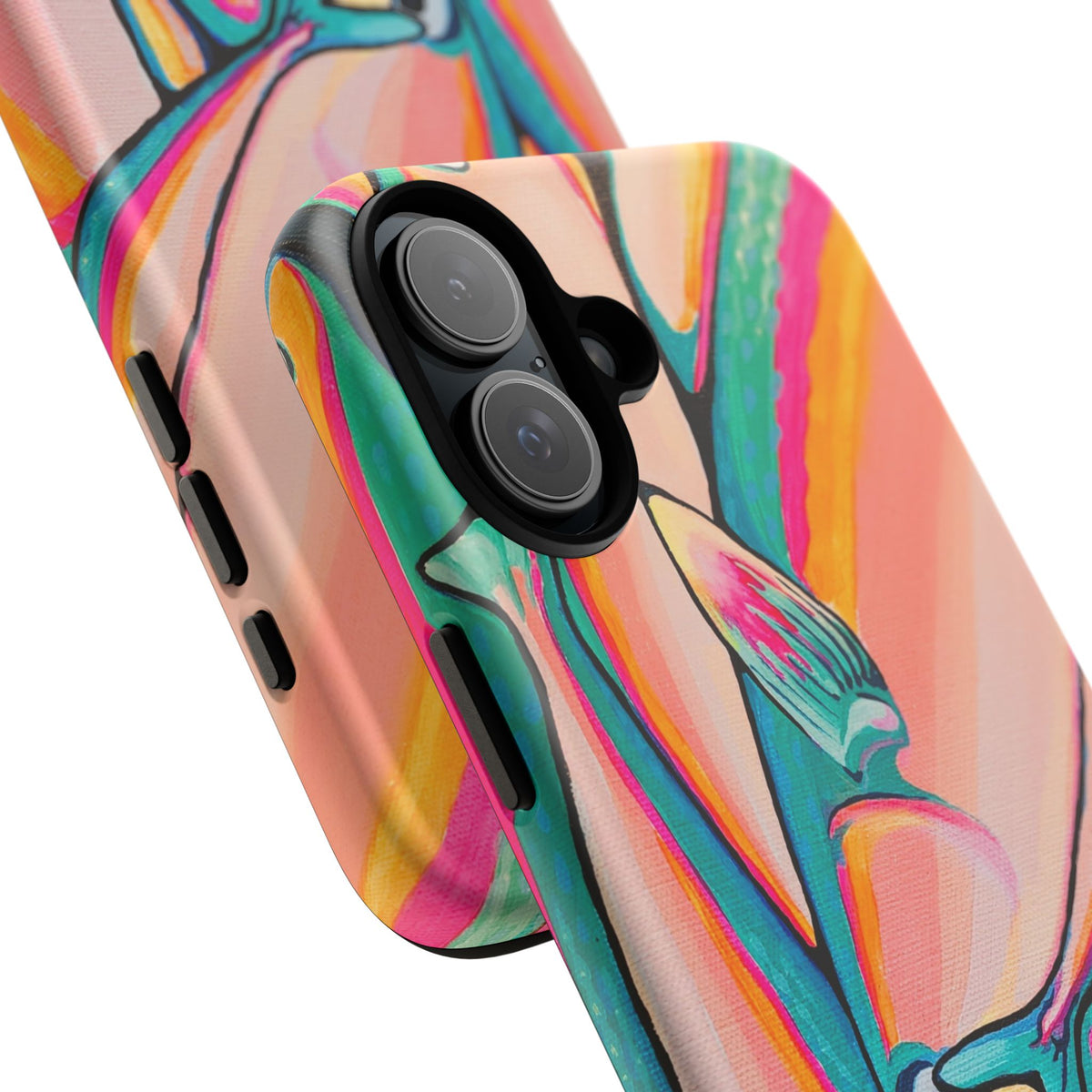 Neon Fish Tough Phone Case
