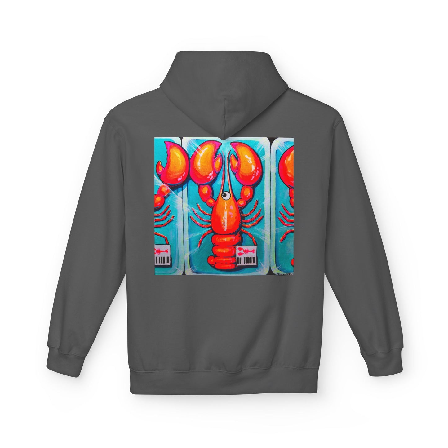 Unisex Fresh Neon Lobster Soft Hoodie