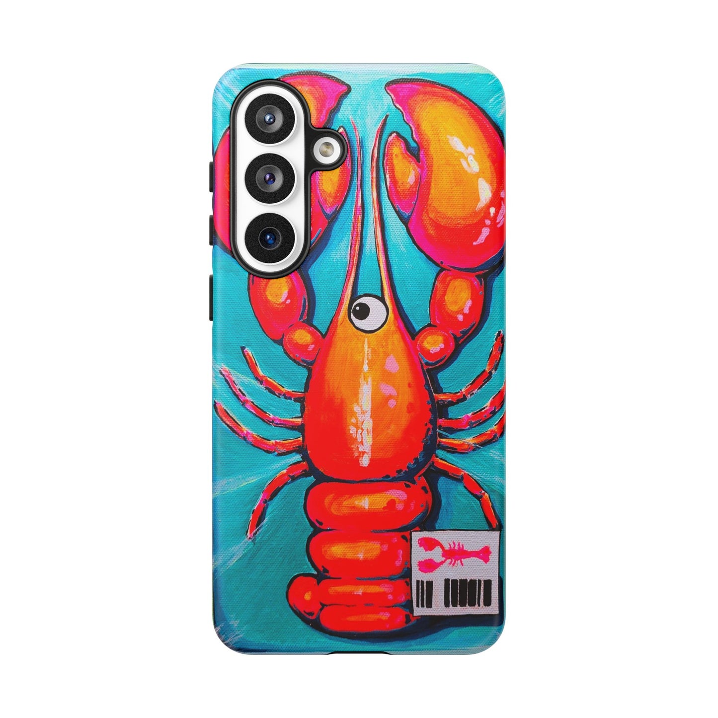 Neon Lobster Tough Phone Case