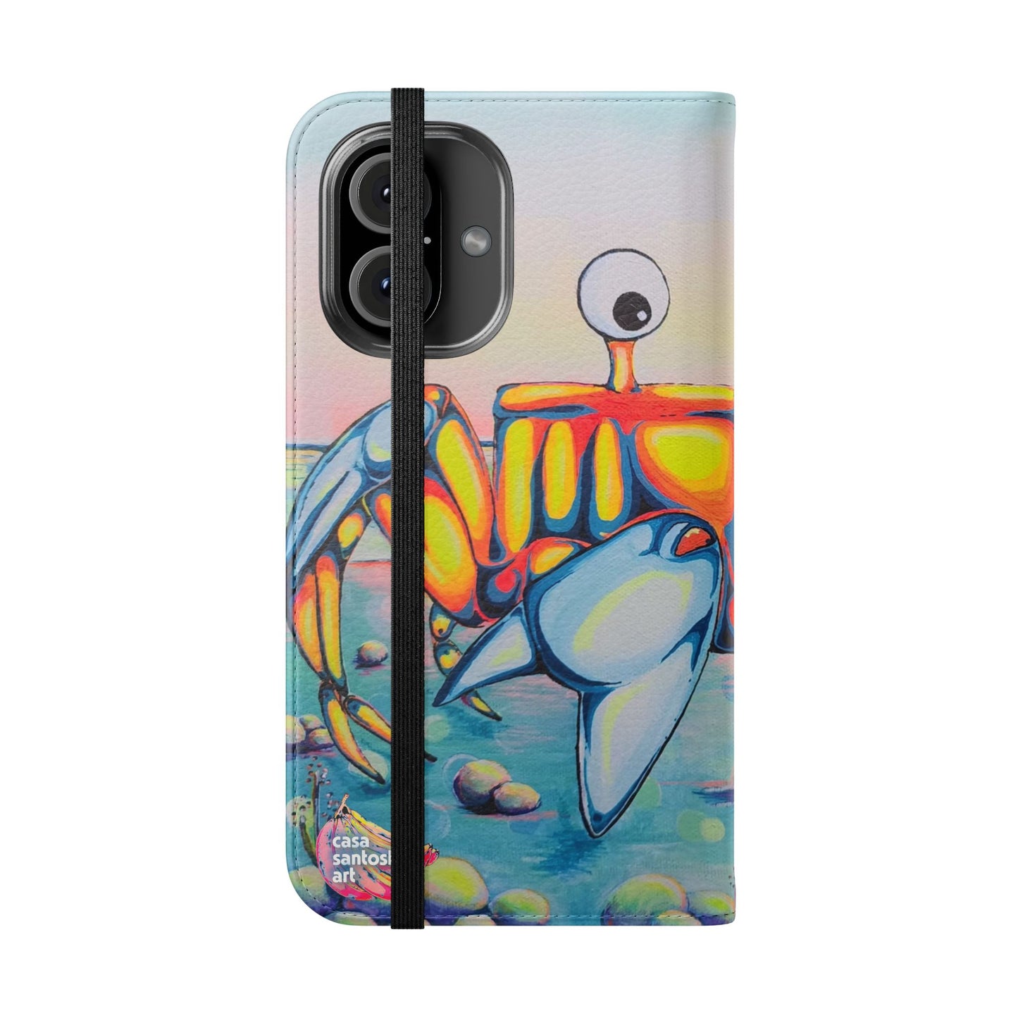 Cyclops Crab Flip Phone Case – Wallet Cover with Card Slots