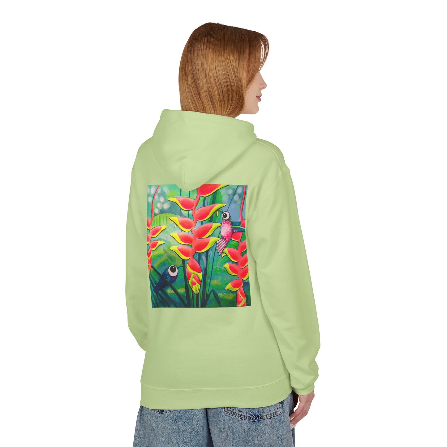 Unisex Cyclops Hummingbirds Soft Hoodie