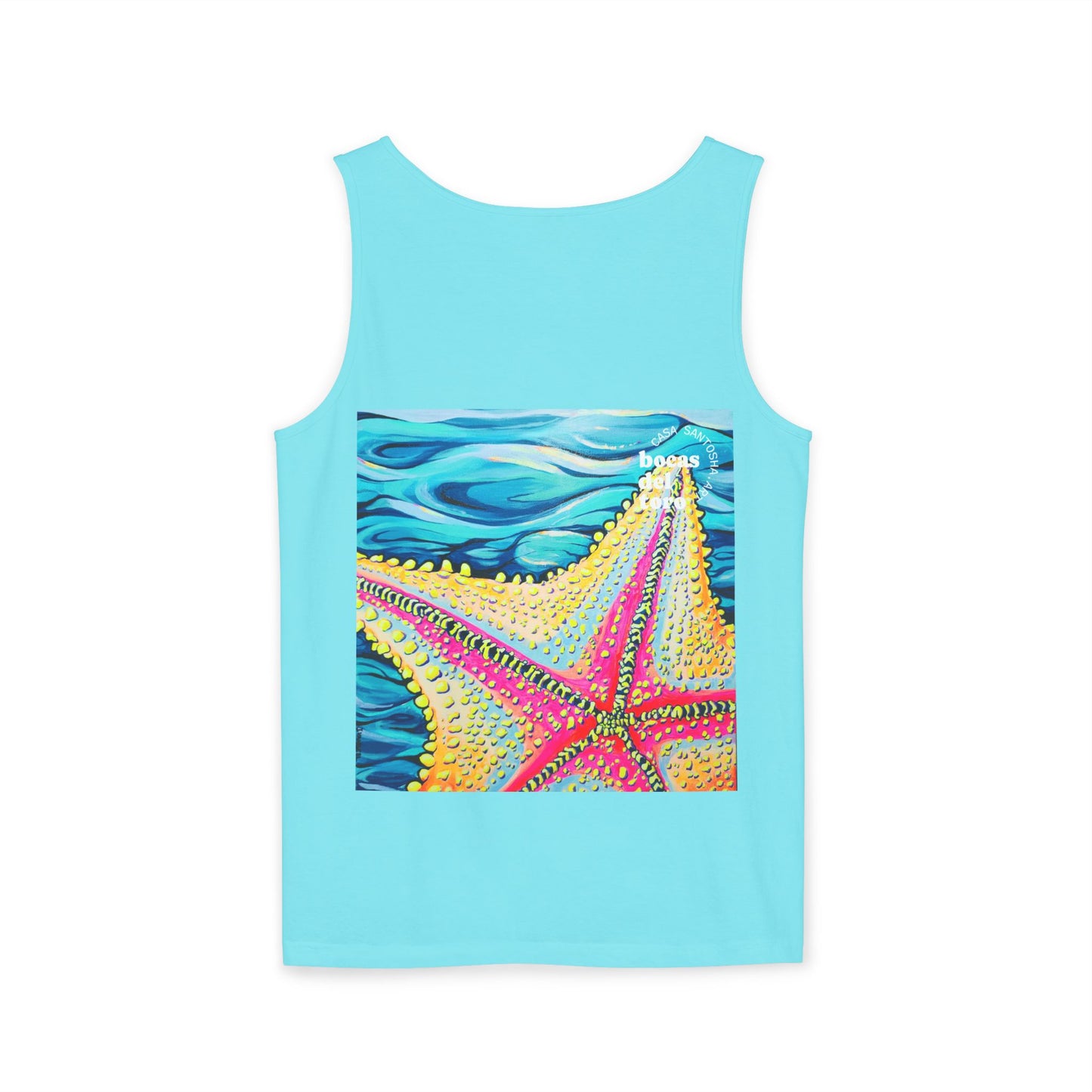 Unisex Starfish Beach Bocas Tank Top - Perfect for Summer Vibes