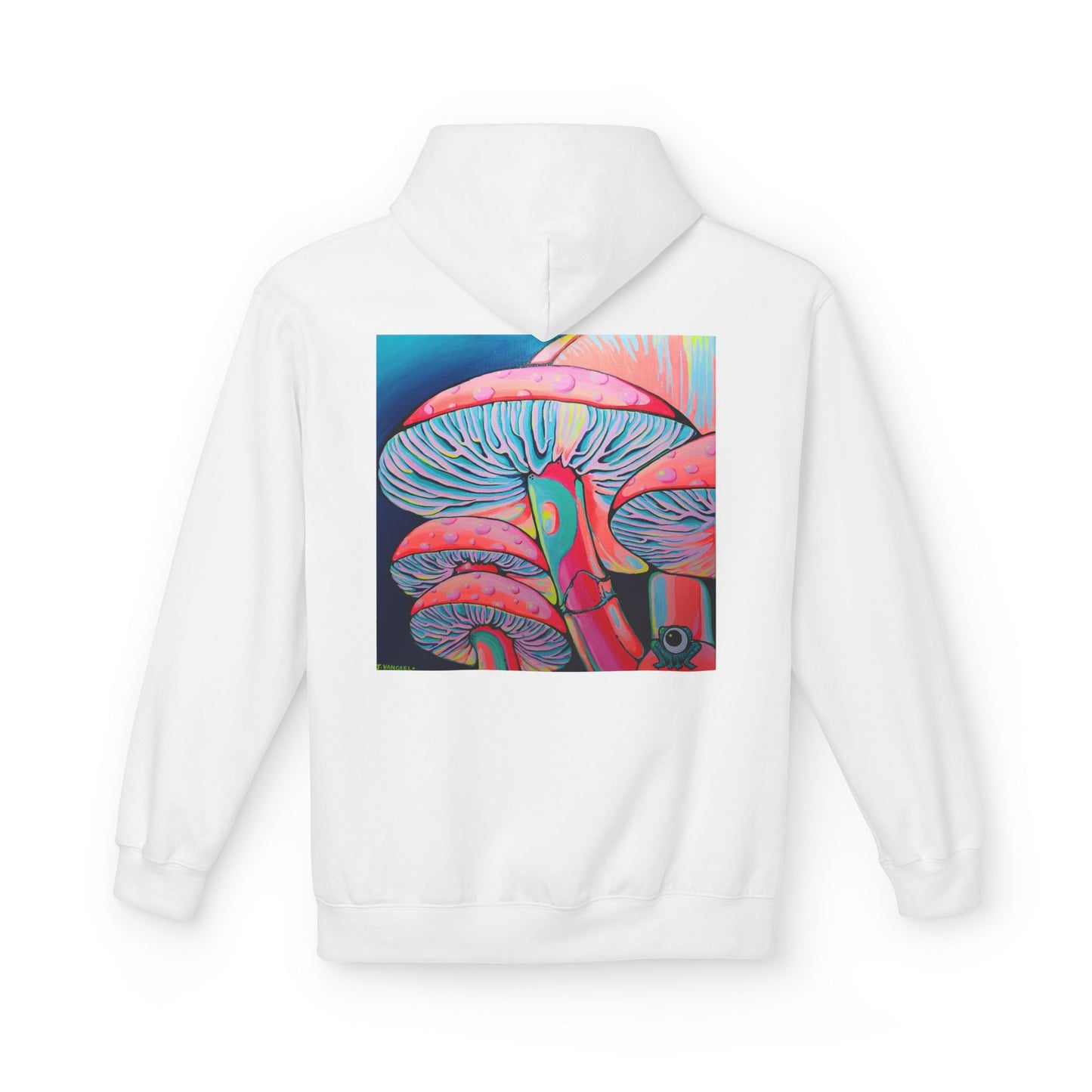 Unisex Trippy Mushrooms Soft Hoodie