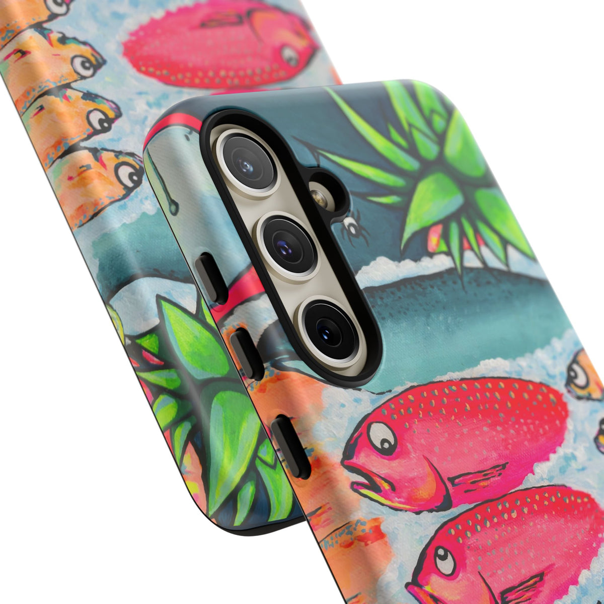 Neon Cabo Fish Market Tough Phone Case